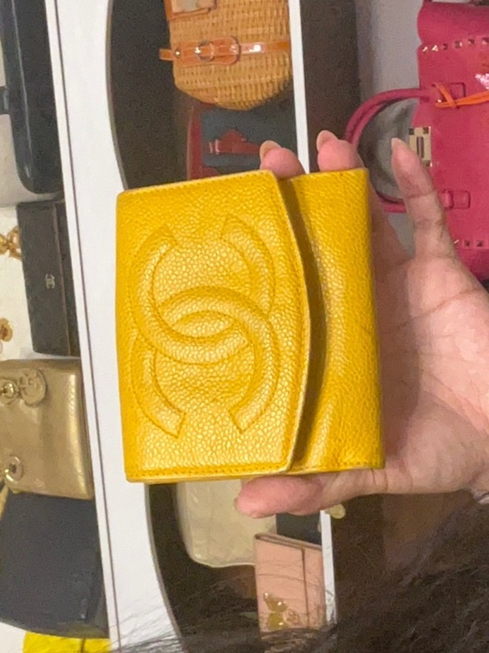 10. Chanel Yellow Sold As Is Desc In Live No Cancel/returns